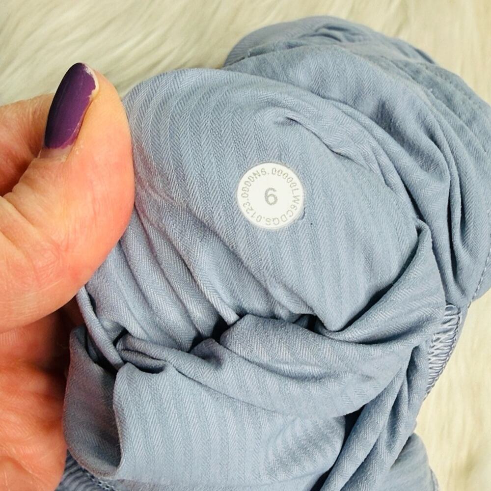 Lululemon Utility Blue Dance Studio Mid Rise Cropped Pants - Picture 4 of 10